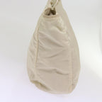 PRADA Tote Bag Nylon Beige  yk10788
