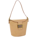 FENDI Mamma Baguette Shoulder Bag Leather Orangeyk10805