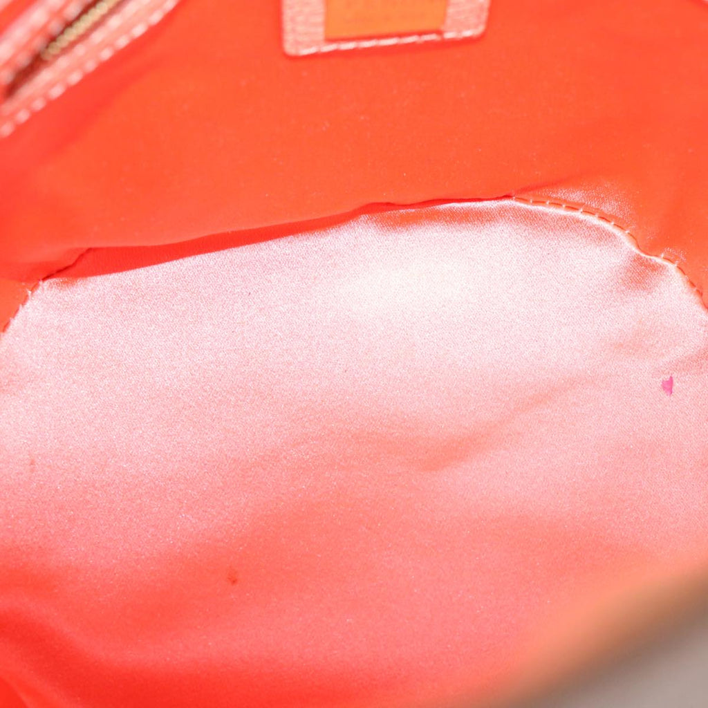 FENDI Mamma Baguette Shoulder Bag Leather Orangeyk10805