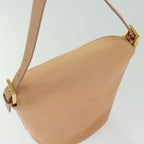 FENDI Mamma Baguette Shoulder Bag Leather Orangeyk10805