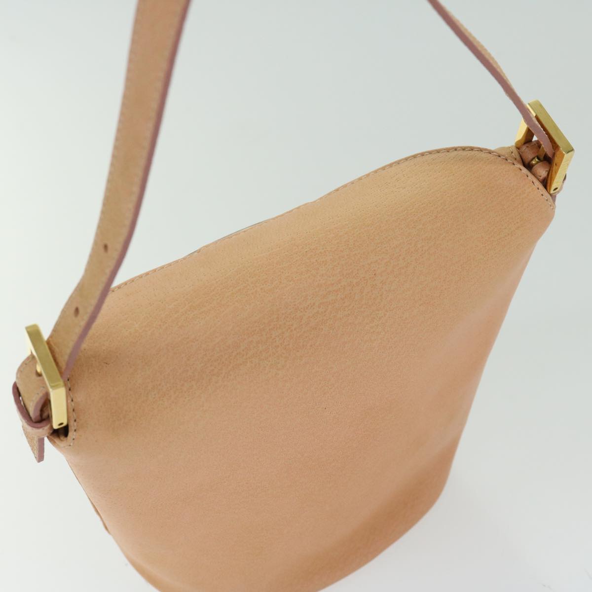 FENDI Mamma Baguette Shoulder Bag Leather Orangeyk10805