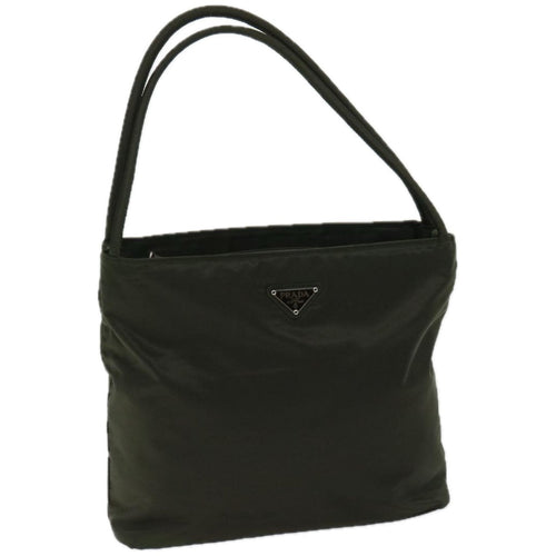 PRADA Shoulder Bag Nylon Khaki  yk10807