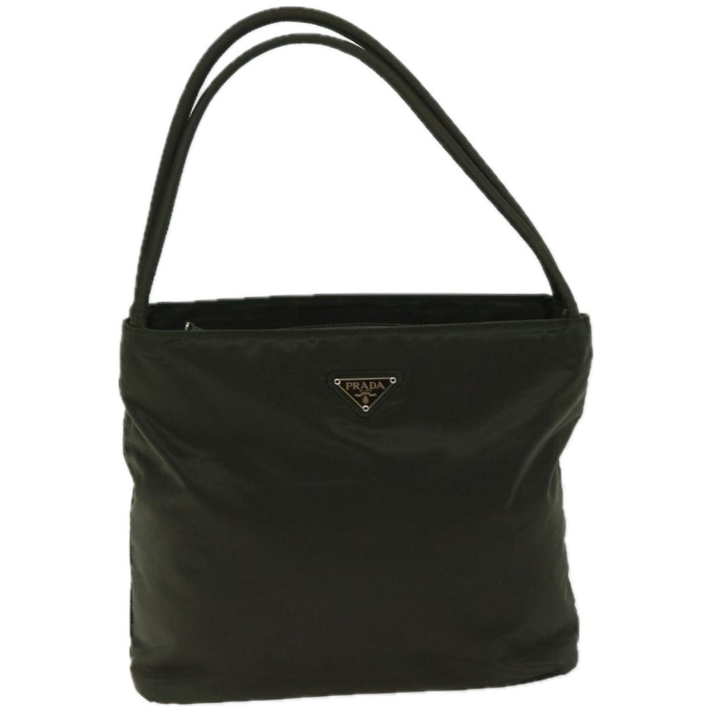 PRADA Shoulder Bag Nylon Khaki  yk10807