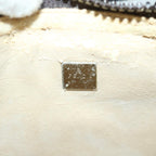 FENDI Zucca Canvas Hand Bag Black Brownyk10821