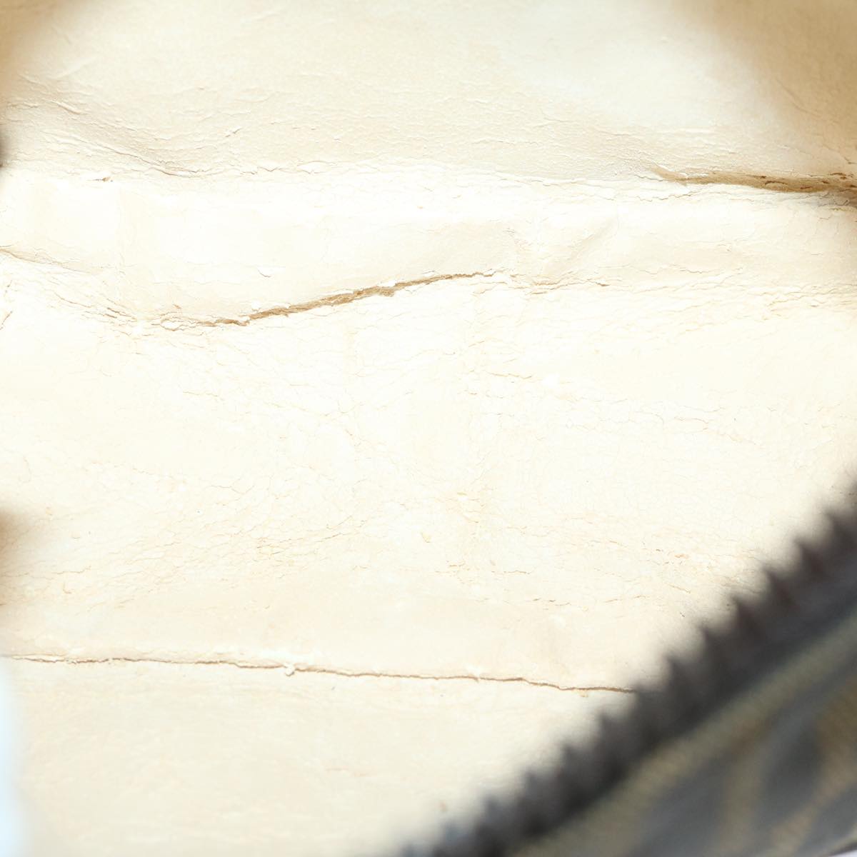 FENDI Zucca Canvas Hand Bag Black Brownyk10821