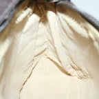 FENDI Zucca Canvas Hand Bag Black Brownyk10821