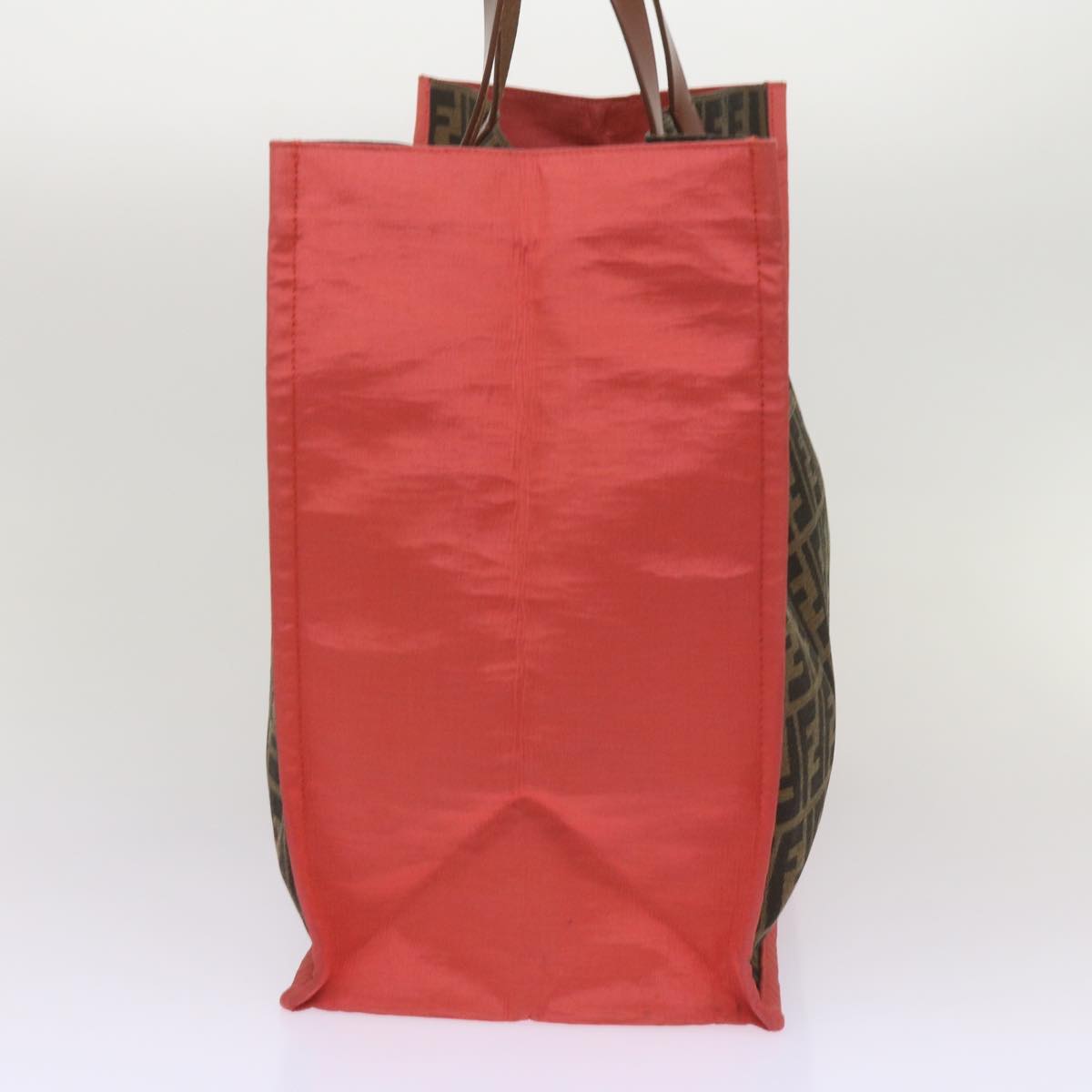 FENDI Zucca Canvas Tote Bag Black Brownyk10891