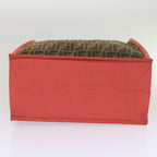 FENDI Zucca Canvas Tote Bag Black Brownyk10891