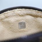 FENDI Zucca Canvas Pouch Brown Blackyk10915