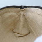 FENDI Zucca Canvas Pouch Brown Blackyk10915