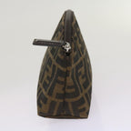 FENDI Zucca Canvas Pouch Brown Blackyk10915