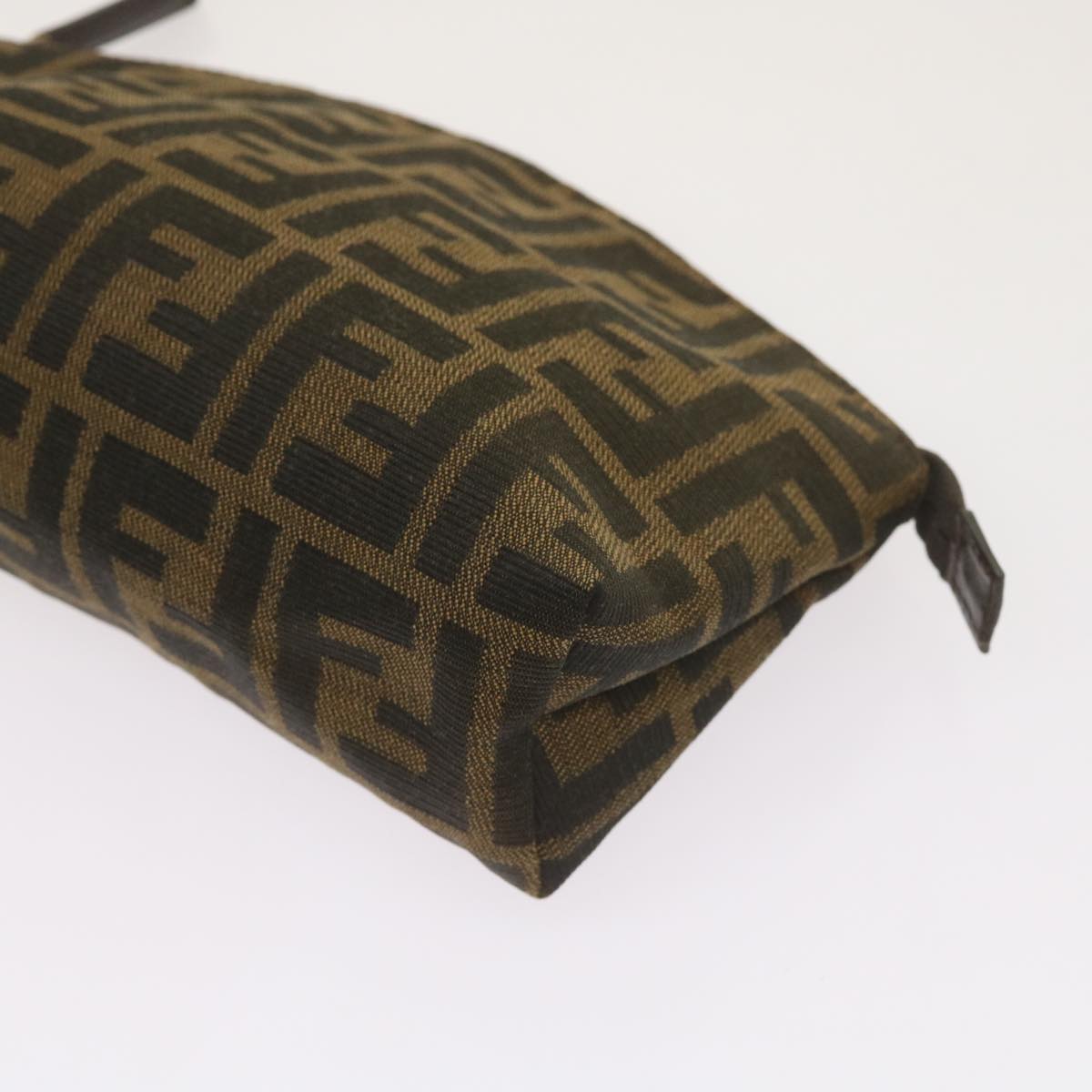 FENDI Zucca Canvas Pouch Brown Blackyk10915