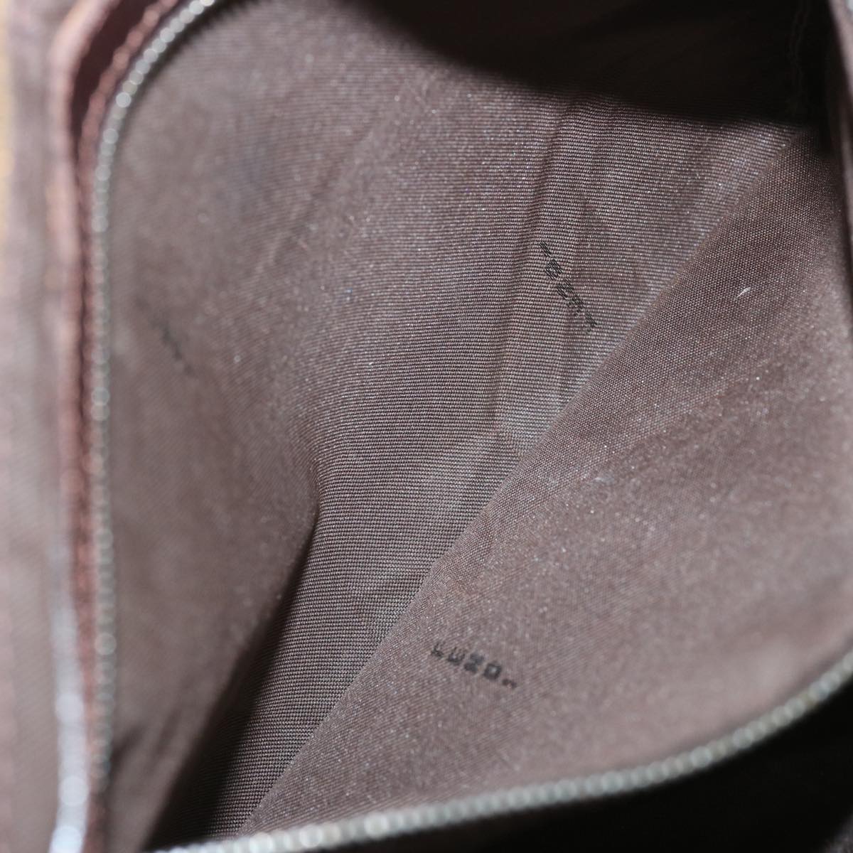 FENDI Zucca Canvas Mamma Baguette Shoulder Bag Black Brownyk10917