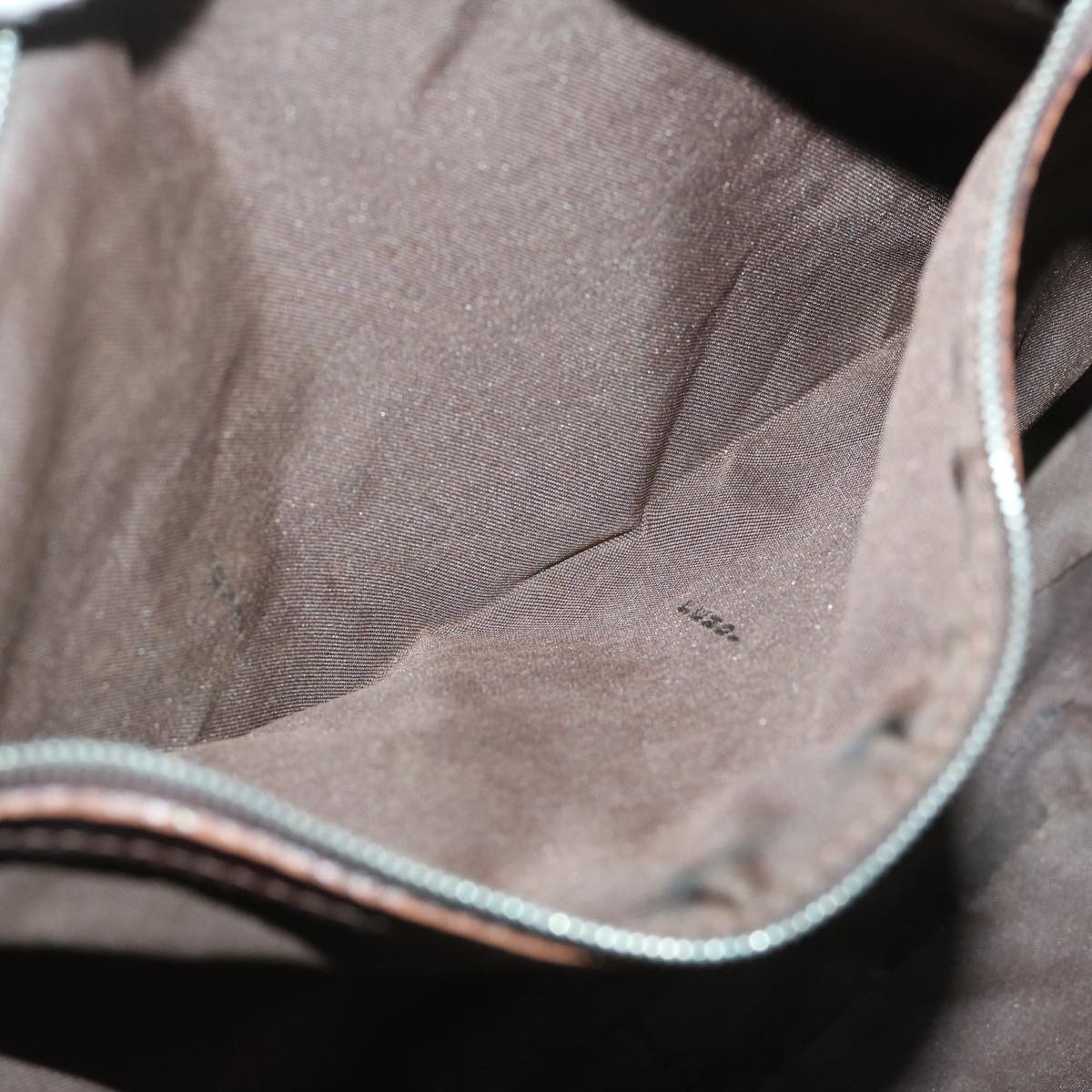 FENDI Zucca Canvas Shoulder Bag Black Brownyk10938