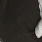 FENDI Zucca Canvas Shoulder Bag Black Brownyk10938