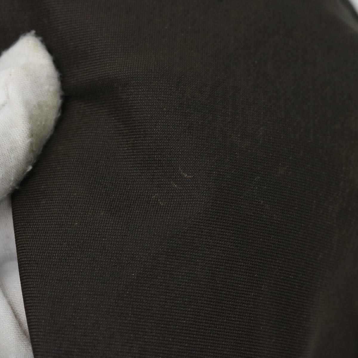 FENDI Zucca Canvas Shoulder Bag Black Brownyk10938