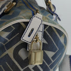 FENDI Mini Boston Bag Canvas Blueyk10944