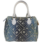 FENDI Mini Boston Bag Canvas Blueyk10944