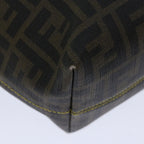 FENDI Zucca Canvas Tote Bag Black Brownyk10957