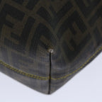 FENDI Zucca Canvas Tote Bag Black Brownyk10957