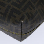 FENDI Zucca Canvas Tote Bag Black Brownyk10957