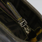 FENDI Zucca Canvas Tote Bag Black Brownyk10957