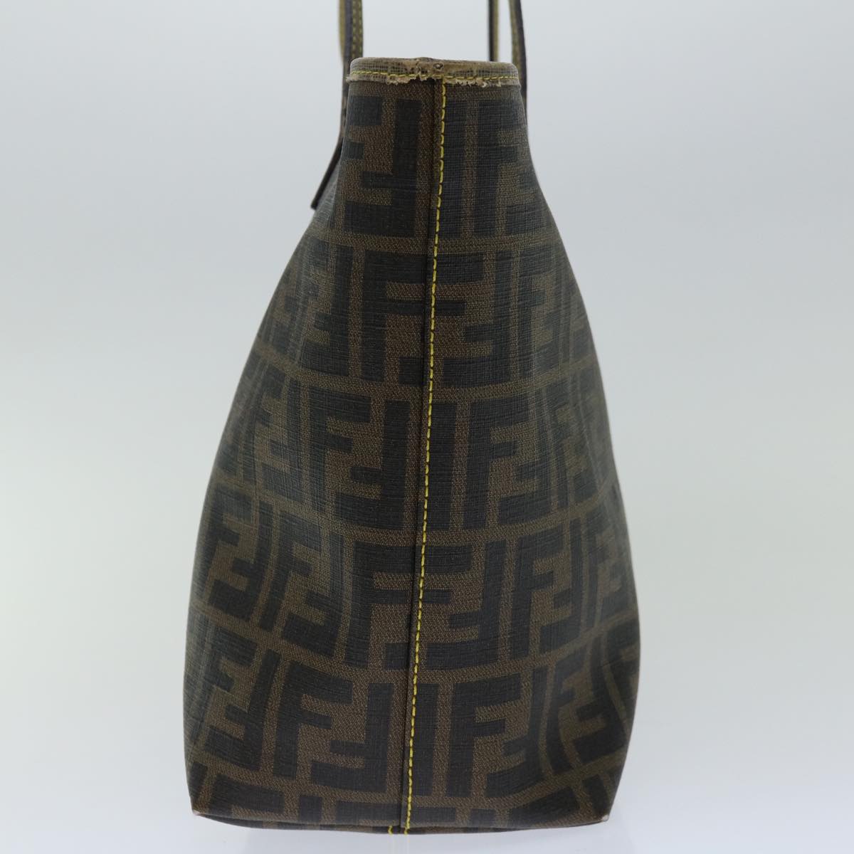 FENDI Zucca Canvas Tote Bag Black Brownyk10957