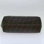 FENDI Zucca Canvas Tote Bag Black Brownyk10957