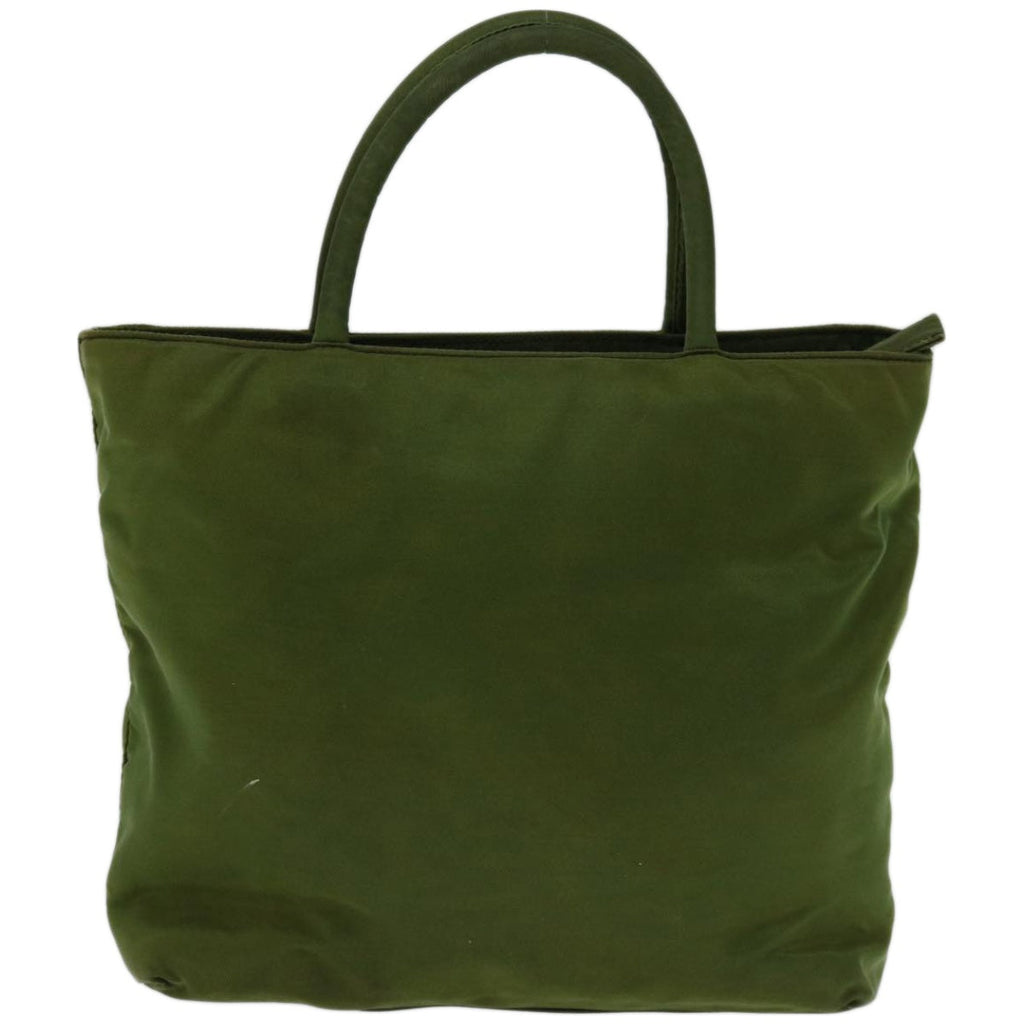 PRADA Hand Bag Nylon Green  yk10958