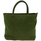 PRADA Hand Bag Nylon Green  yk10958