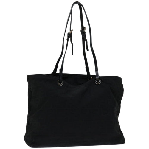 FENDI Zucca Canvas Tote Bag Blackyk10976