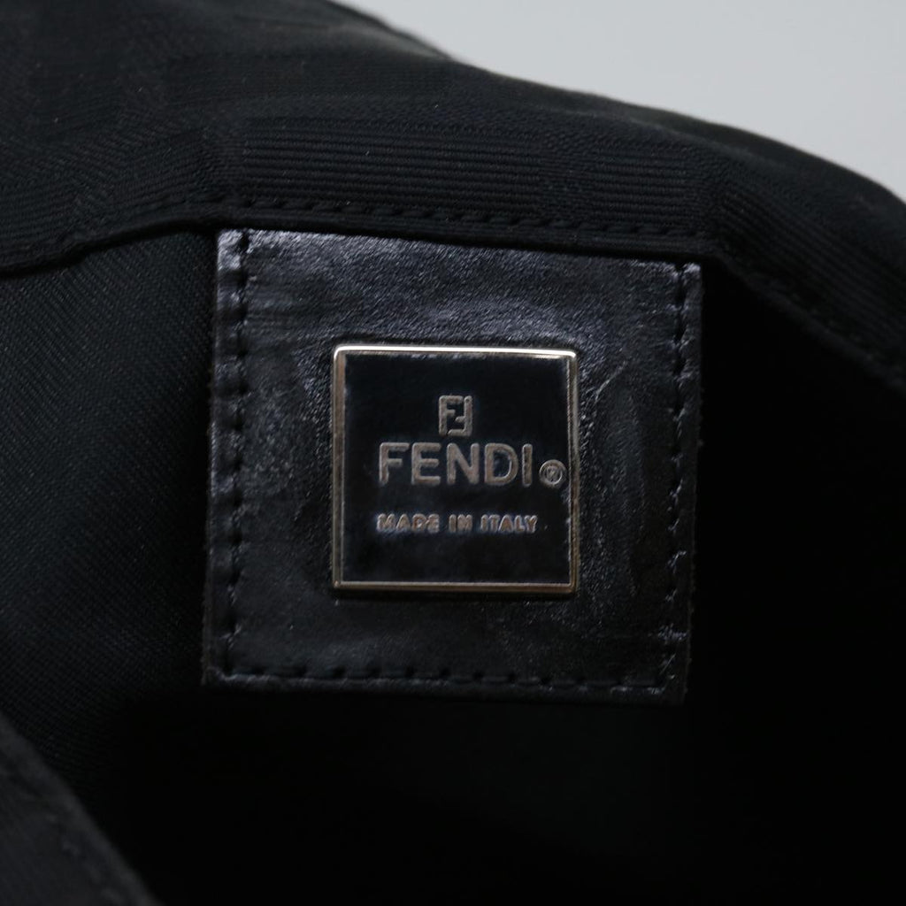FENDI Zucca Canvas Tote Bag Blackyk10976