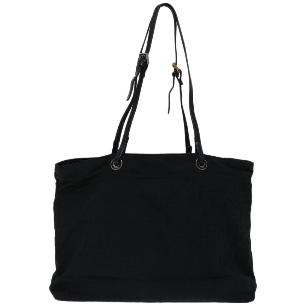 FENDI Zucca Canvas Tote Bag Blackyk10976