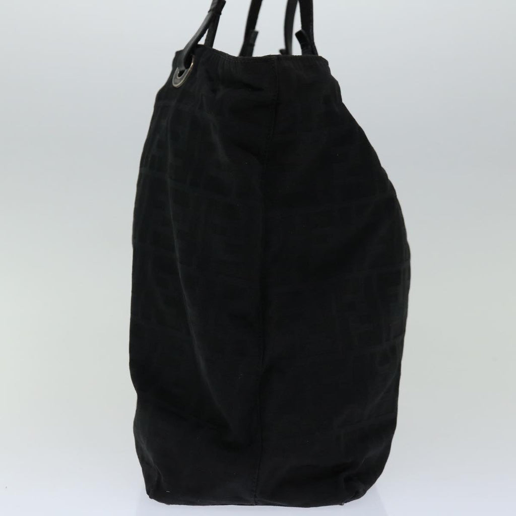 FENDI Zucca Canvas Tote Bag Blackyk10976