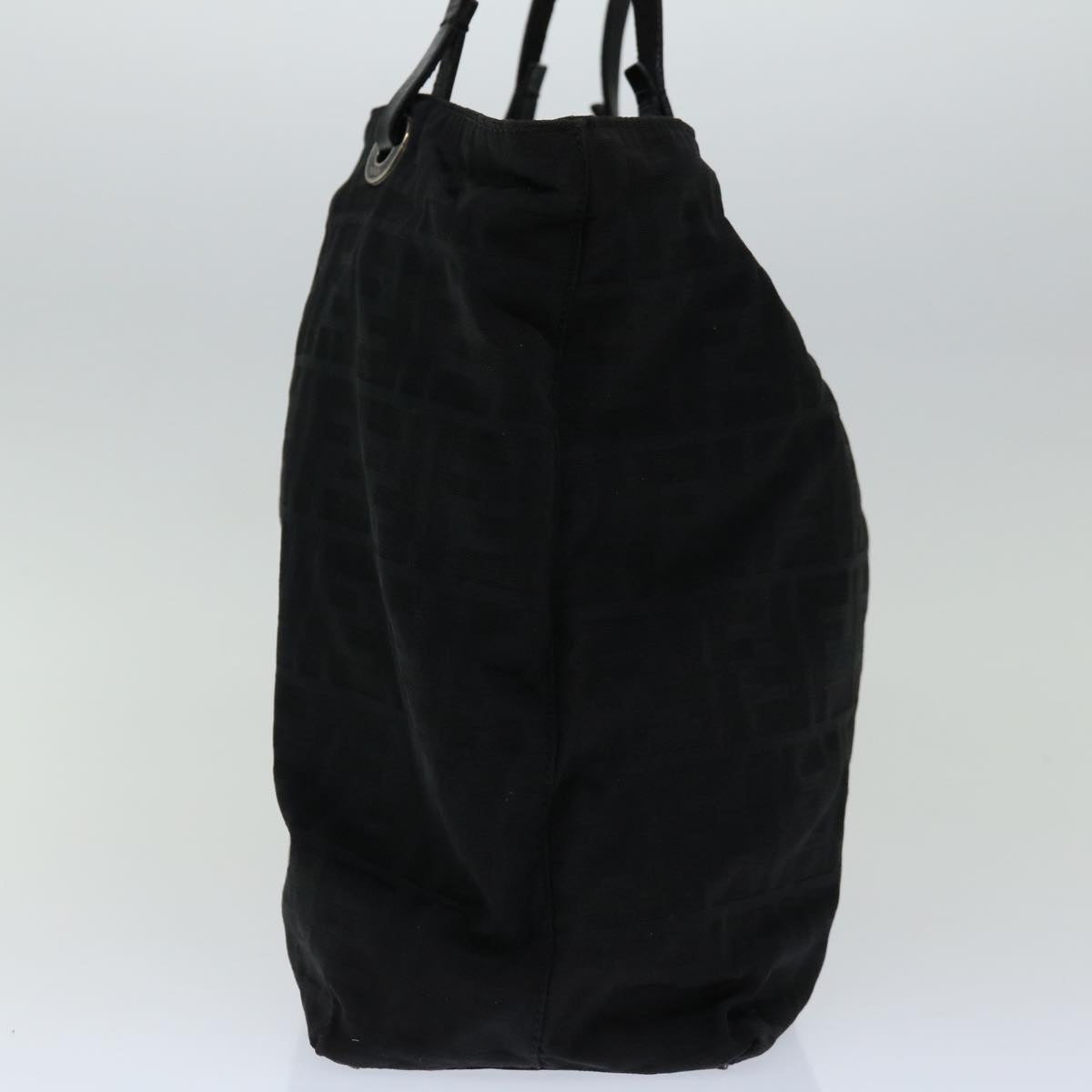 FENDI Zucca Canvas Tote Bag Blackyk10976