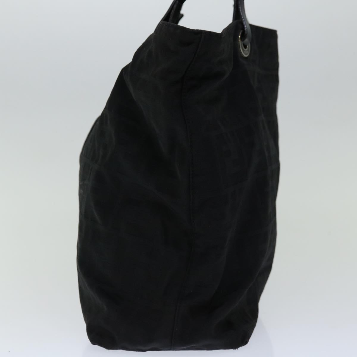 FENDI Zucca Canvas Tote Bag Blackyk10976