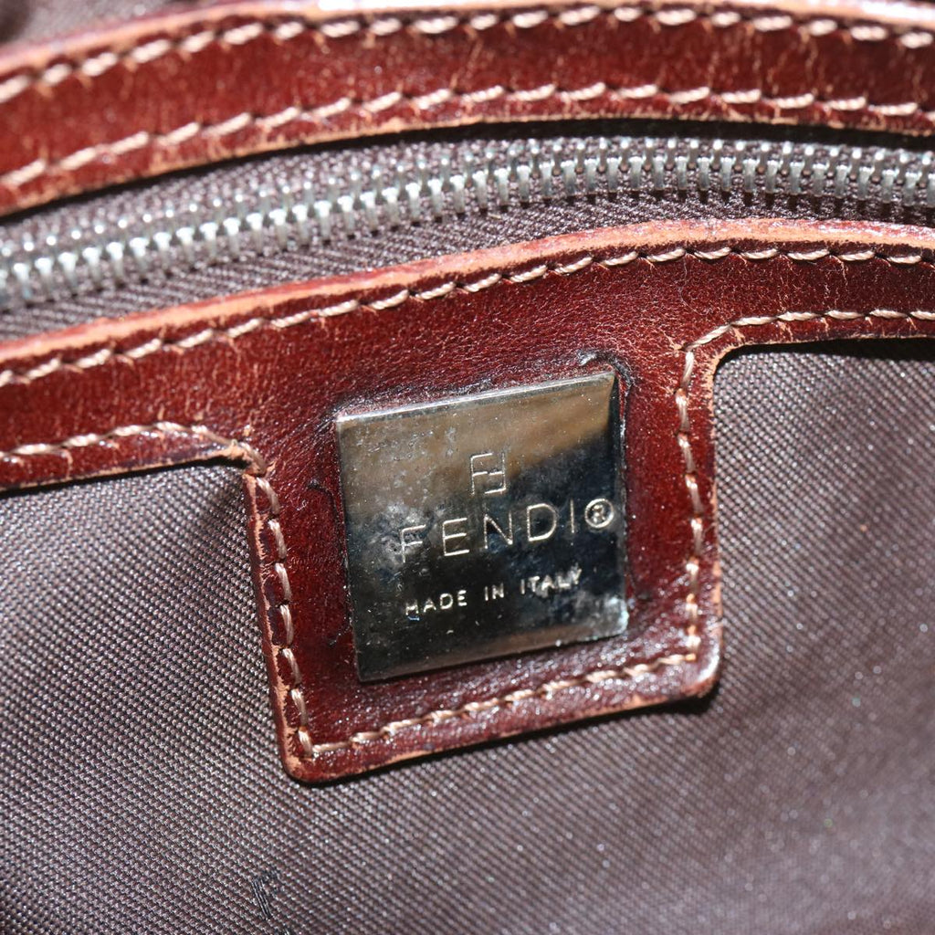 FENDI Mamma Baguette Shoulder Bag Corduroy Brownyk11013