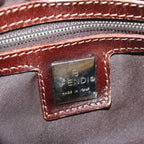 FENDI Mamma Baguette Shoulder Bag Corduroy Brownyk11013