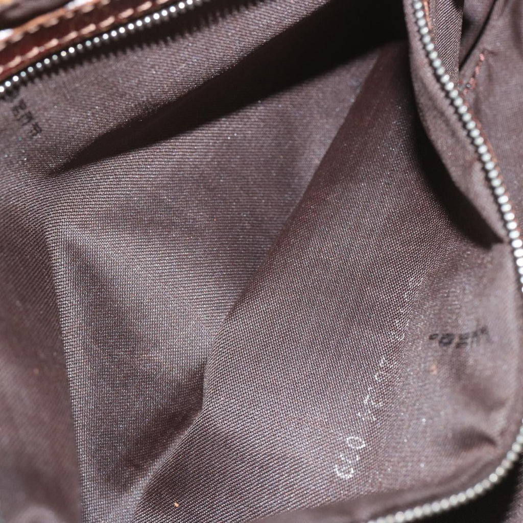 FENDI Mamma Baguette Shoulder Bag Corduroy Brownyk11013