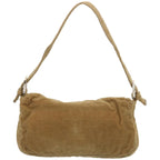 FENDI Mamma Baguette Shoulder Bag Corduroy Brownyk11013