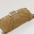FENDI Mamma Baguette Shoulder Bag Corduroy Brownyk11013