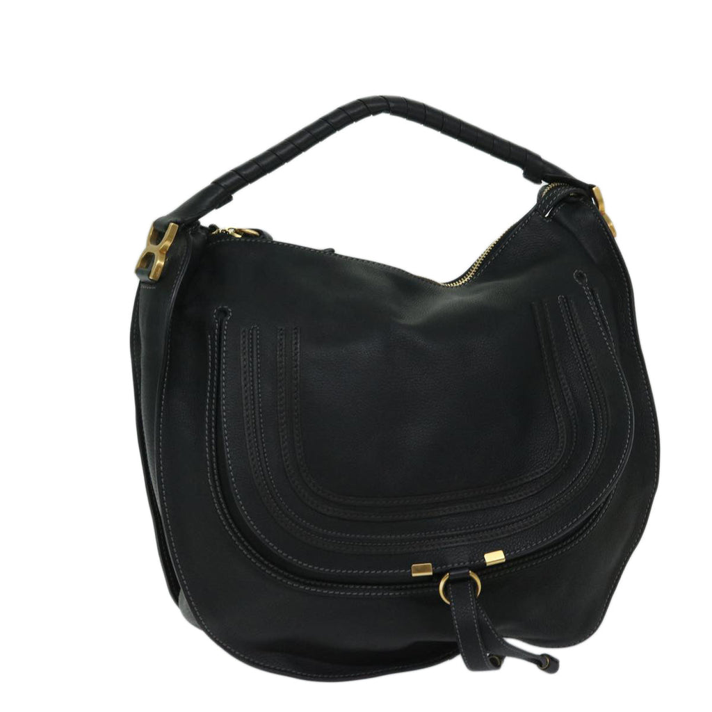 Chloe Mercy Shoulder Bag Leather Black yk11019