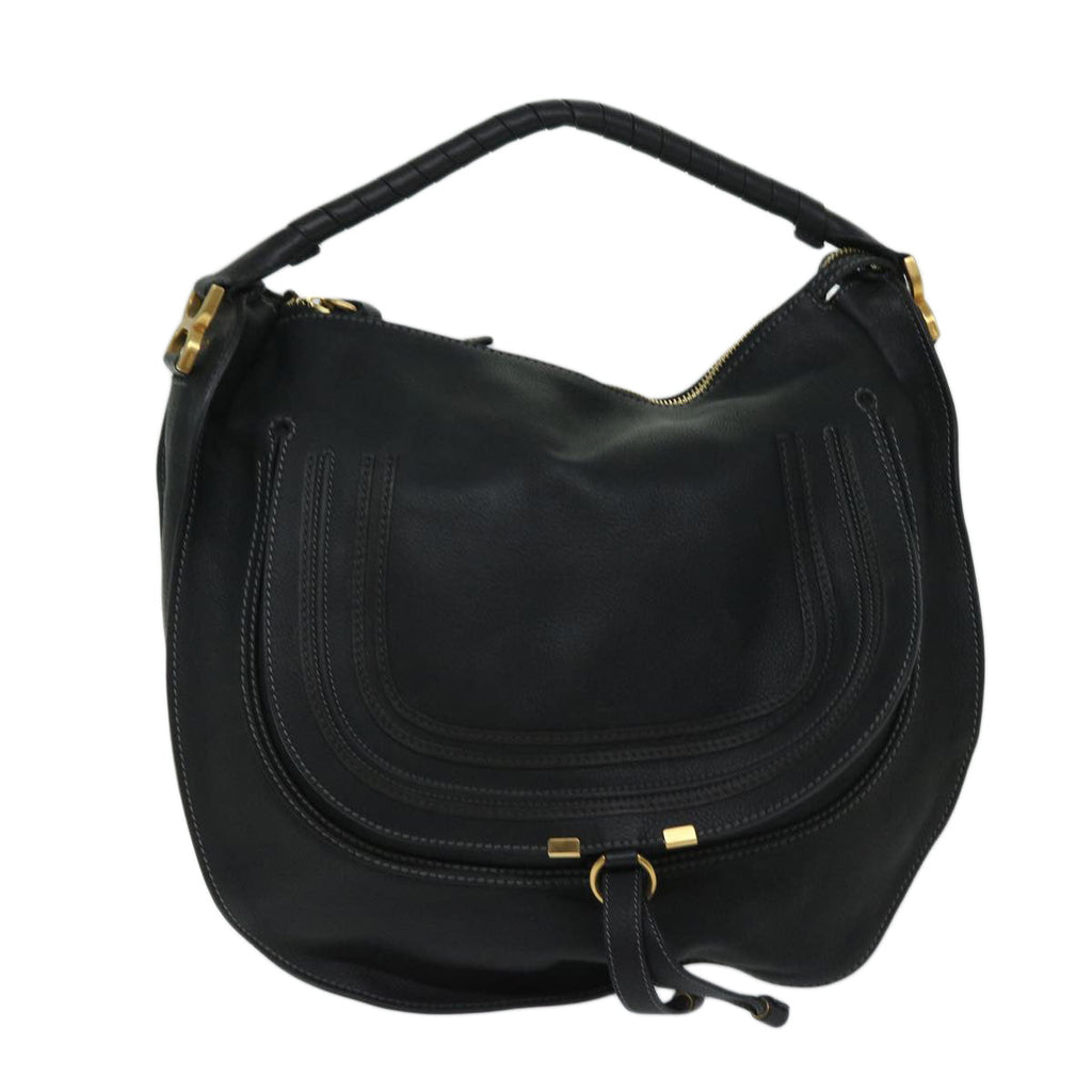 Chloe Mercy Shoulder Bag Leather Black yk11019