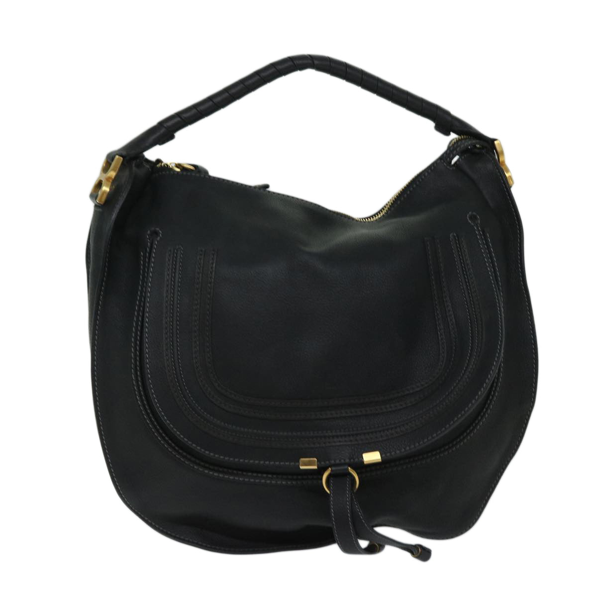 Chloe Mercy Shoulder Bag Leather Black yk11019