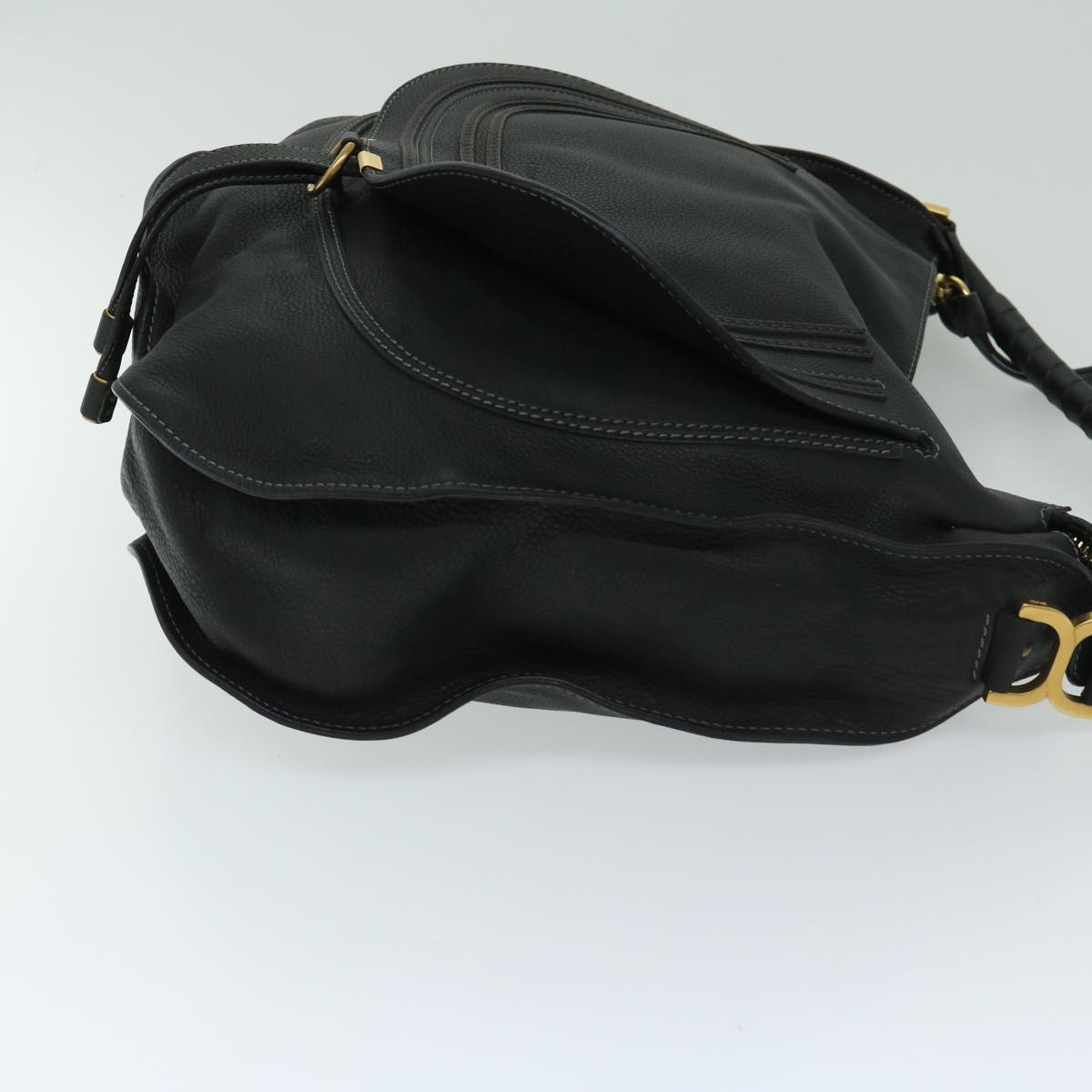 Chloe Mercy Shoulder Bag Leather Black yk11019