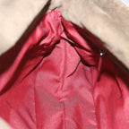 FENDI Mamma Baguette Shoulder Bag Suede Brownyk11030