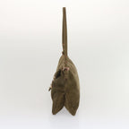 FENDI Mamma Baguette Shoulder Bag Suede Brownyk11030