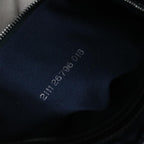FENDI Zucchino Canvas Mamma Baguette Shoulder Bag Navyyk11046