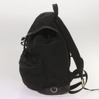 PRADA Backpack Nylon Black yk11052