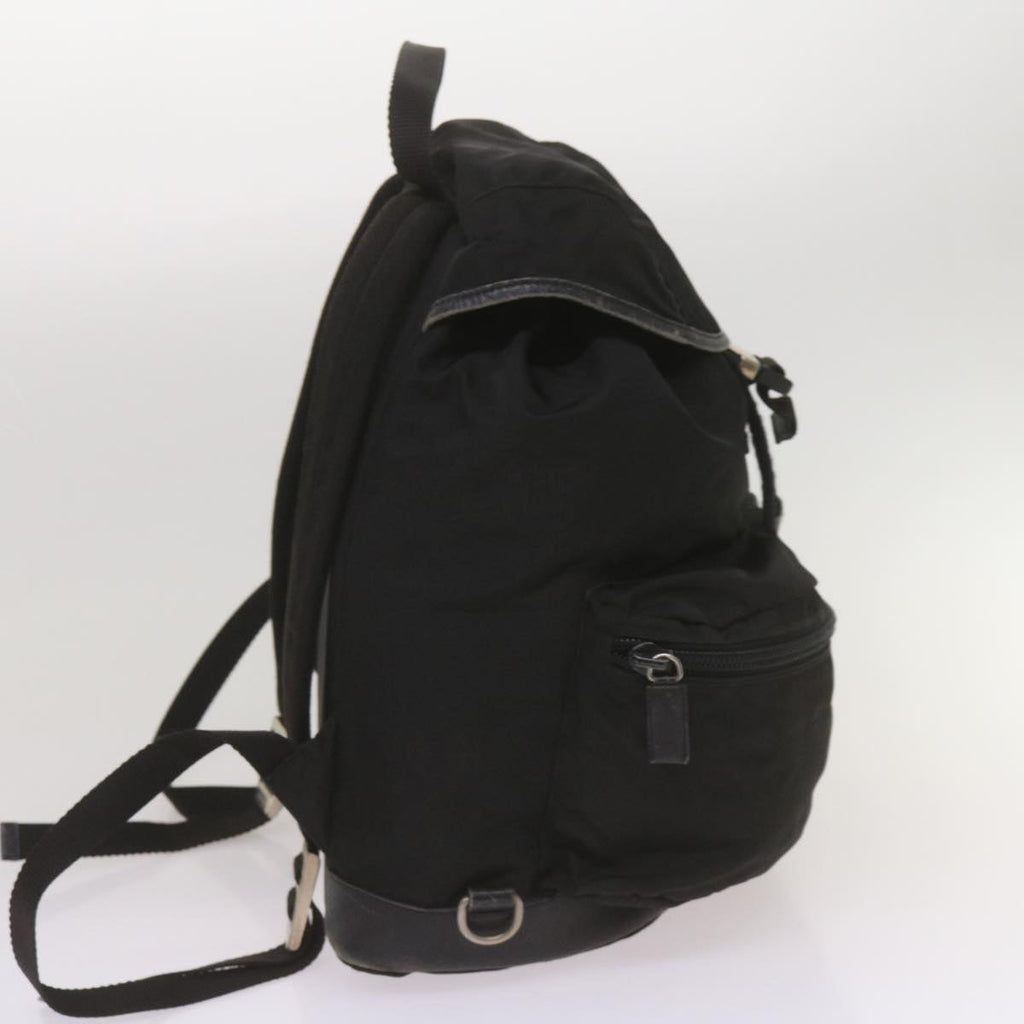 PRADA Backpack Nylon Black yk11052